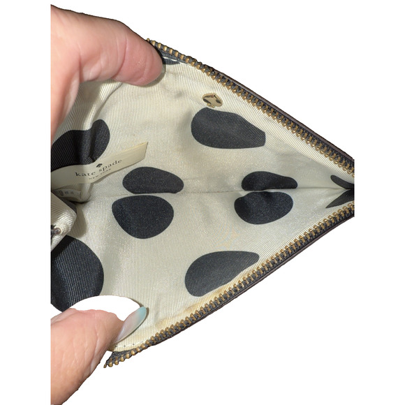 Kate‎ Spade Chelsea Medium Wristlet Pouch Black Saffiano Leather - Picture 7 of 9